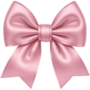 Light pink bow  sticker