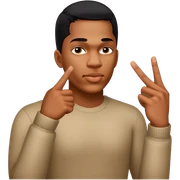 middle finger  sticker