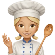 Cooking beauty blonde sticker