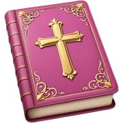 Pink bible sticker