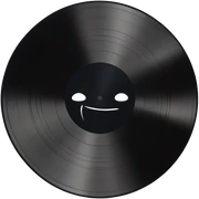 Vinyl record sticker