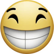 Smiley face half down sticker
