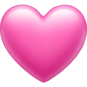 Pink heart sticker