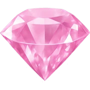 Pink diamond sticker