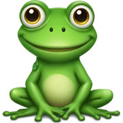 flirty frog sticker