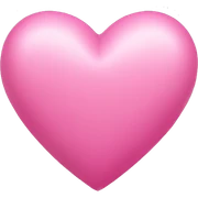 Pink heart sticker