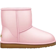 light pink uggs sticker