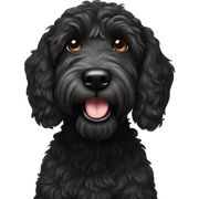 black labradoodle  sticker