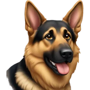 German shepherd  sticker