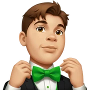Stylish Leprechaun sticker