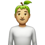 apple man sticker