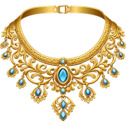 Fancy collar sticker