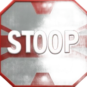 Stop sticker