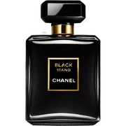 black Chanel  perfume  sticker
