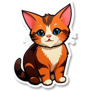 Cat sticker