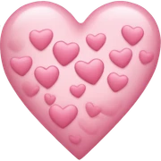 Light pink hearts sticker