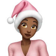 Coquette Christmas vibes light pink  sticker