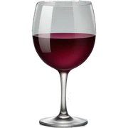 Wine glass sticker