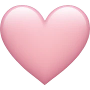 Light pink heart sticker