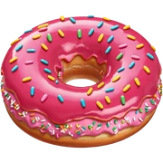 çilekli donut sticker