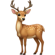 Deer sticker