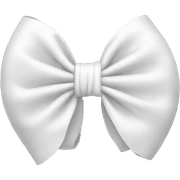 White bow sticker
