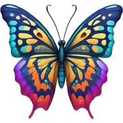 Butterfly sticker