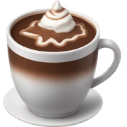 hot chocolate sticker