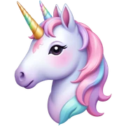 Kawaii unicor sticker