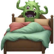 Monster that sleeps sticker