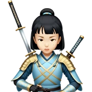 Elegant Samurai sticker