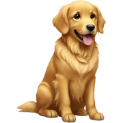 Golden retriever  sticker
