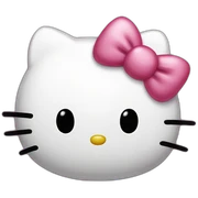 hello kitty who kiss sticker