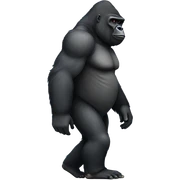 gorilla walk sticker