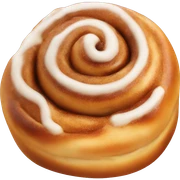 cinnamon bun that looks appetising  sticker