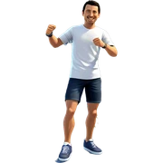 smiling boy in casual outfit sticker