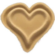 heart on sand  sticker