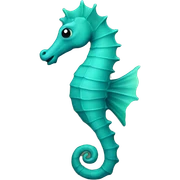 seahorse sticker