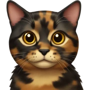 tortoiseshell cat sticker