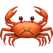 Crab sticker
