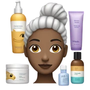 Skincare sticker