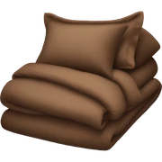 Brown Comforter  sticker