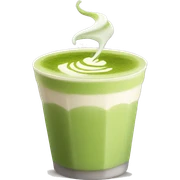 Matcha latte  sticker