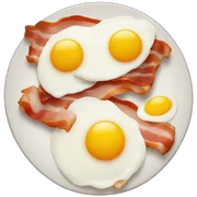 bacon and eggs sticker
