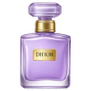 Realistic Dior lilac perfume sticker