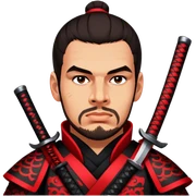 Daring Samurai sticker