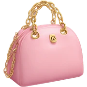 Pink bag sticker