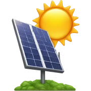 Solar panel sticker