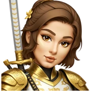 Golden Samurai sticker