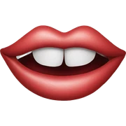 Kiss mark sticker